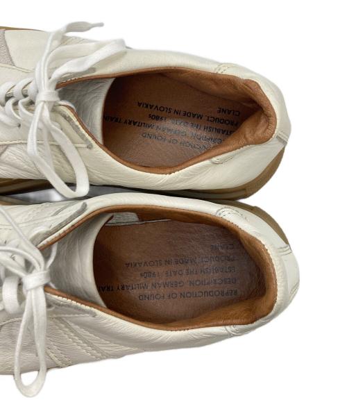 reproduction of found（リプロダクションオブファウンド）reproduction of found (リプロダクションオブファウンド) ジャーマントレーナー型スニーカー ホワイト サイズ:37の古着・服飾アイテム