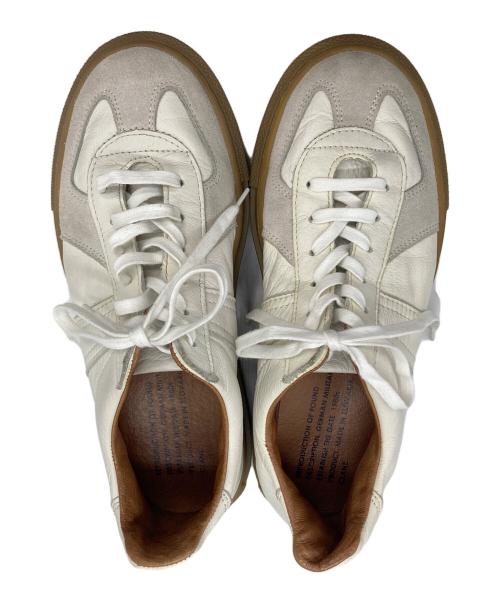 reproduction of found（リプロダクションオブファウンド）reproduction of found (リプロダクションオブファウンド) ジャーマントレーナー型スニーカー ホワイト サイズ:37の古着・服飾アイテム