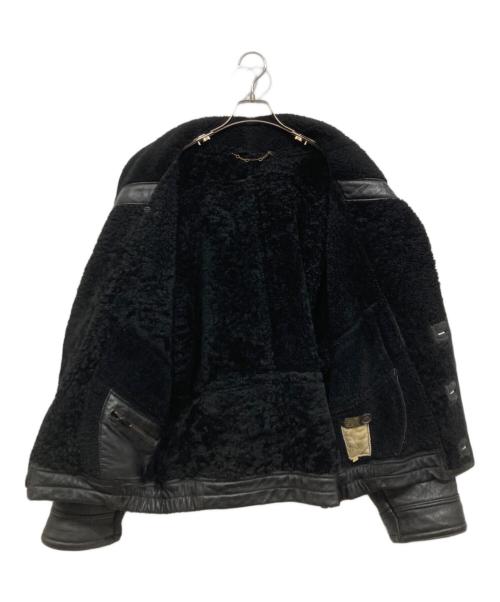 linea pelle（リネアペレ）linea pelle (リネアペレ) レザージャケット ブラック サイズ:Lの古着・服飾アイテム