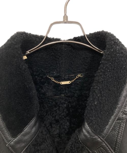 linea pelle（リネアペレ）linea pelle (リネアペレ) レザージャケット ブラック サイズ:Lの古着・服飾アイテム