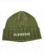 SUPREMEシュプリーム）の古着「Over Print Beanie」｜グリーン