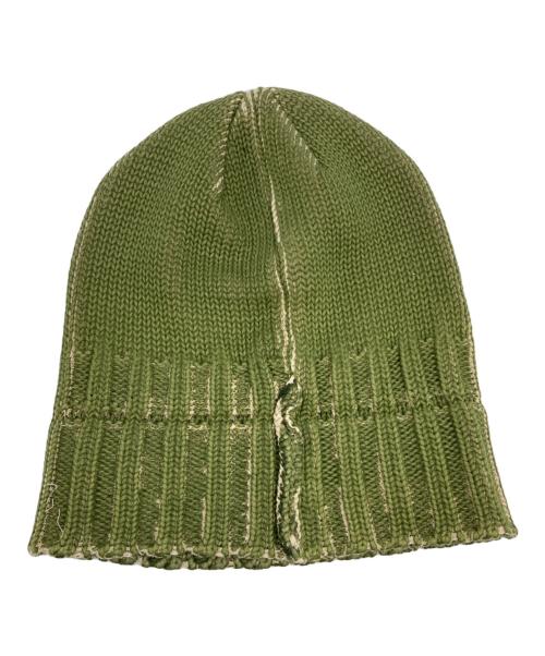 SUPREME（シュプリーム）SUPREME (シュプリーム) Over Print Beanie グリーンの古着・服飾アイテム