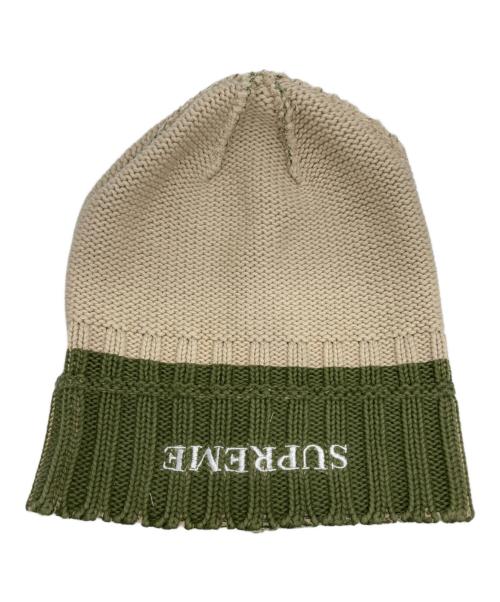 SUPREME（シュプリーム）SUPREME (シュプリーム) Over Print Beanie グリーンの古着・服飾アイテム