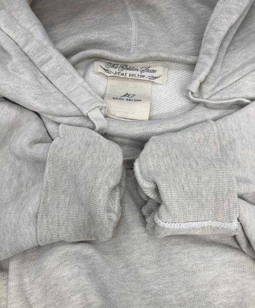 REMI RELIEF（レミレリーフ）REMI RELIEF (レミレリーフ) 後付けパーカー グレー サイズ:Mの古着・服飾アイテム