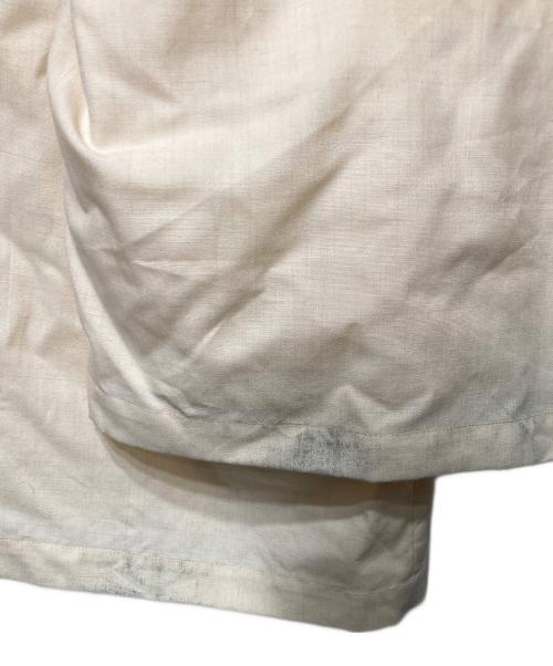 LES SIX（レ シス）LES SIX (レ シス) カスリワイドショートパンツ アイボリーの古着・服飾アイテム