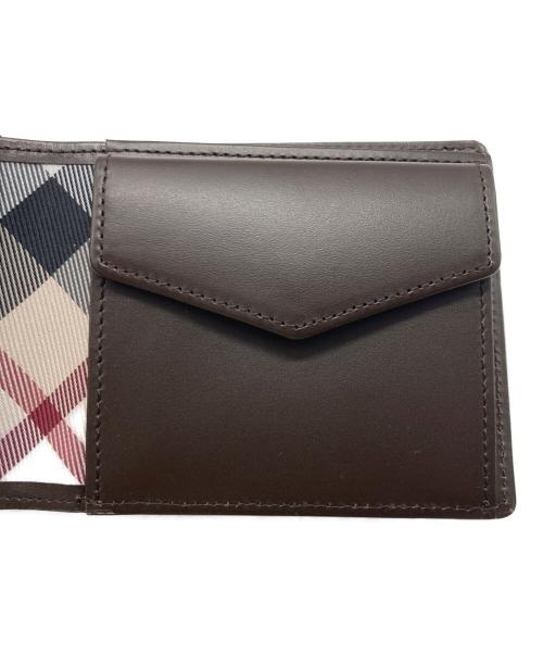 BLACK LABEL CRESTBRIDGE（ブラックレーベル クレストブリッジ）BLACK LABEL CRESTBRIDGE (ブラックレーベル クレストブリッジ) 2つ折り財布 ネイビーの古着・服飾アイテム