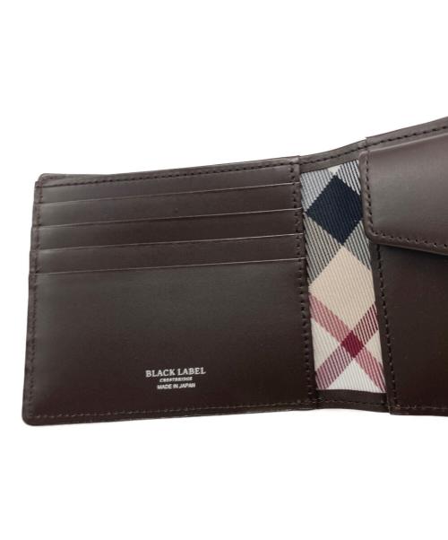 BLACK LABEL CRESTBRIDGE（ブラックレーベル クレストブリッジ）BLACK LABEL CRESTBRIDGE (ブラックレーベル クレストブリッジ) 2つ折り財布 ネイビーの古着・服飾アイテム