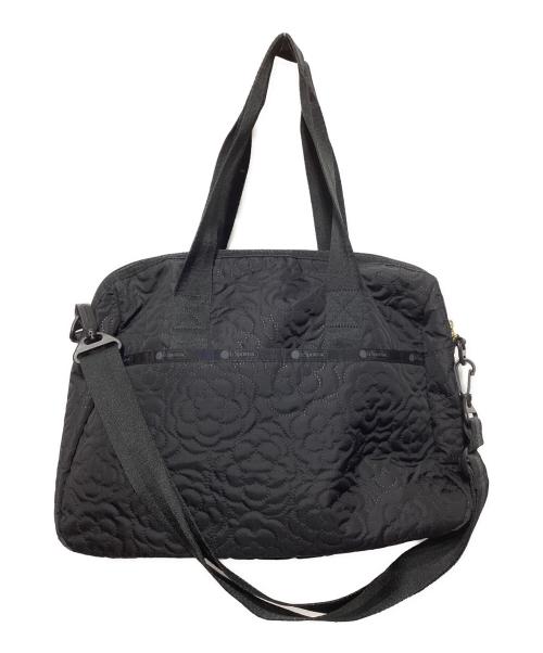 LeSportsac（レスポートサック）LeSportsac (レスポートサック) キルト2WAYバッグ ブラックの古着・服飾アイテム