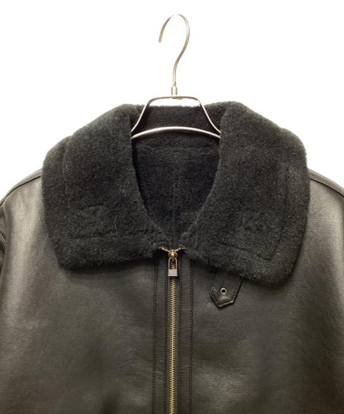 SLOBE IENA（スローブ イエナ）SLOBE IENA (スローブ イエナ) フェイクムートン2WAY B-3ブルゾン ブラック サイズ:FREEの古着・服飾アイテム