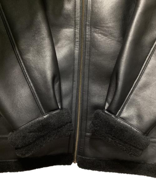 SLOBE IENA（スローブ イエナ）SLOBE IENA (スローブ イエナ) フェイクムートン2WAY B-3ブルゾン ブラック サイズ:FREEの古着・服飾アイテム