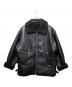 SLOBE IENA（スローブ イエナ）の古着「フェイクムートン2WAY B-3ブルゾン」｜ブラック