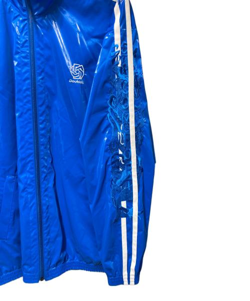 doublet（ダブレット）doublet (ダブレット) LAMINATE TRACK JACKET ブルー サイズ:Mの古着・服飾アイテム