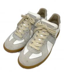 Maison Margiela 22（メゾンマルジェラ）の古着「ジャーマントレーナー」｜グレー×ホワイト