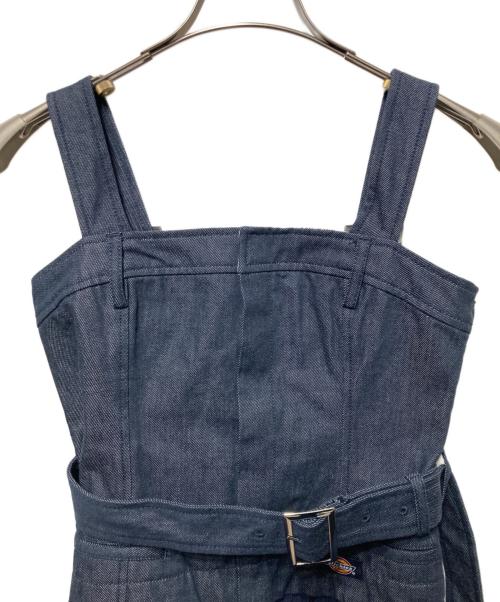 Dickies（ディッキーズ）Dickies (ディッキーズ) FRAY ID (フレイ アイディー) チュールコンビジャンパードレス インディゴの古着・服飾アイテム