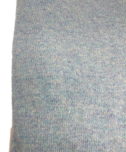 Mardi Mercredi（マルディメクルディ）Mardi Mercredi (マルディメクルディ) RACCOON BLENDED CARDIGAN V NECK SPADE スカイブルー サイズ:Freeの古着・服飾アイテム