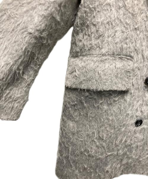 la belle etude（ラベルエチュード）la belle etude (ラベルエチュード) シャギーコート グレーの古着・服飾アイテム