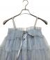 中古・古着 Honey mi Honey (ハニーミーハニー) tulle tiered tunic camisole ブルー サイズ:Free：8000円