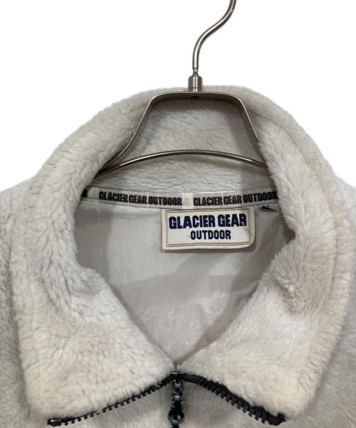 glacier gear（グレイシャー・ギア）glacier gear (グレイシャー・ギア) フリースジャケット ホワイト サイズ:Mの古着・服飾アイテム