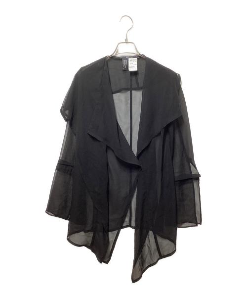 LIMI feu（リミフゥ）LIMI feu (リミフゥ) シフォンドレープジャケット ブラック サイズ:2の古着・服飾アイテム