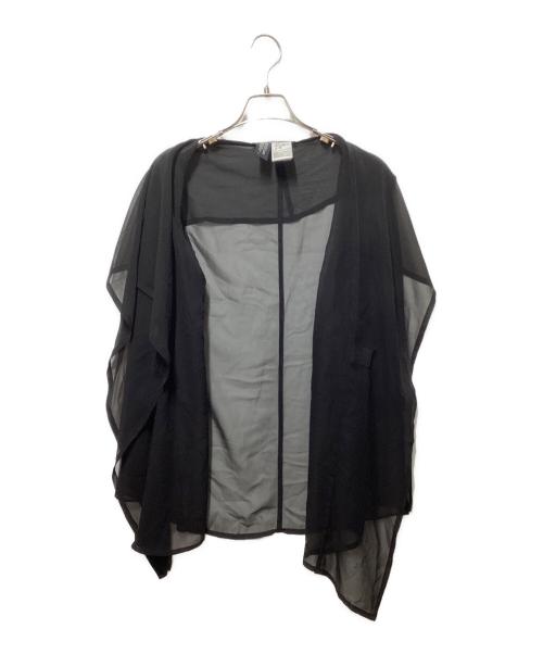 LIMI feu（リミフゥ）LIMI feu (リミフゥ) シフォンドレープジャケット ブラック サイズ:2の古着・服飾アイテム