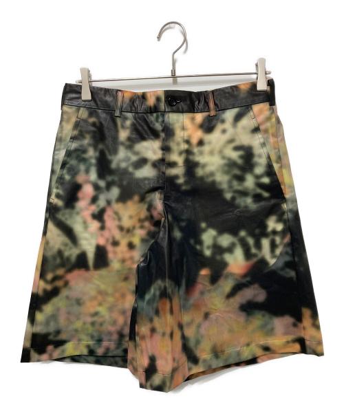 COMME des GARCONS HOMME PLUS（コムデギャルソンオムプリュス）COMME des GARCONS HOMME PLUS (コムデギャルソンオムプリュス) ウレタンコーティングハーフパンツ ブラック サイズ:XSの古着・服飾アイテム