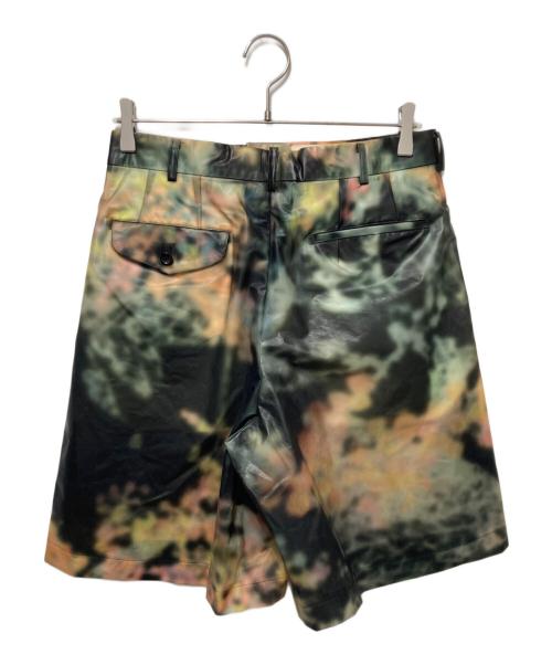 COMME des GARCONS HOMME PLUS（コムデギャルソンオムプリュス）COMME des GARCONS HOMME PLUS (コムデギャルソンオムプリュス) ウレタンコーティングハーフパンツ ブラック サイズ:XSの古着・服飾アイテム