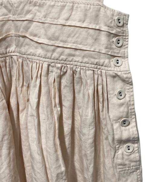 HYKE（ハイク）HYKE (ハイク) LINEN MAXI DRESS ベージュ サイズ:Freeの古着・服飾アイテム