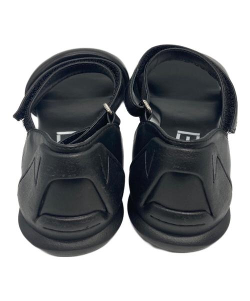 SHISEI（シセイ）SHISEI (シセイ) スクエアトゥサンダル ブラック サイズ:36 1/2の古着・服飾アイテム