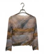 saharaサハラ）の古着「メッシュカットソー」｜マルチカラー