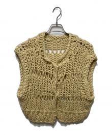 TODAYFUL（トゥデイフル）の古着「Chunky Hand Knitvest」｜ベージュ