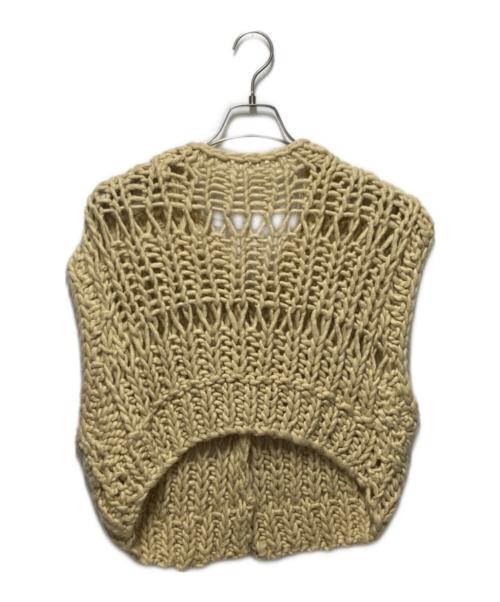 TODAYFUL（トゥデイフル）TODAYFUL (トゥデイフル) Chunky Hand Knitvest ベージュ サイズ:Fの古着・服飾アイテム