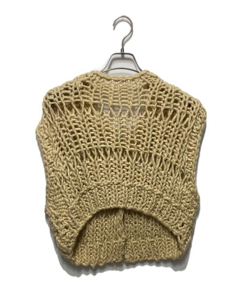 TODAYFUL（トゥデイフル）TODAYFUL (トゥデイフル) Chunky Hand Knitvest ベージュ サイズ:Fの古着・服飾アイテム