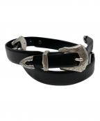 TOGA TOOトーガ・トゥ）の古着「Double buckle belt」｜ブラック
