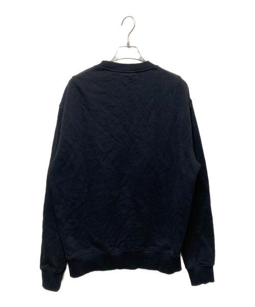 AMI PARIS（アミ パリス）AMI PARIS (アミ パリス) ワンポイントスウェット ブラック サイズ:XLの古着・服飾アイテム