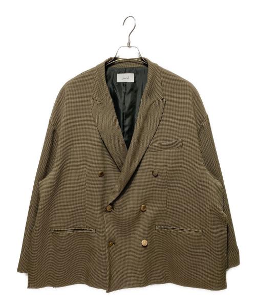 soerte（ソエルテ）soerte (ソエルテ) Over size 6B assort blazer/オーバーサイズアソートブレザー ブラウン サイズ:2の古着・服飾アイテム