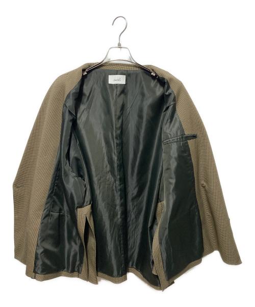 soerte（ソエルテ）soerte (ソエルテ) Over size 6B assort blazer/オーバーサイズアソートブレザー ブラウン サイズ:2の古着・服飾アイテム
