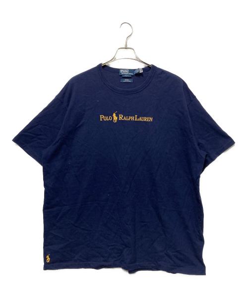 BEAMS（ビームス）BEAMS (ビームス) POLO RALPH LAUREN (ポロ・ラルフローレン) 別注 Gold Logo T-Shirt ネイビー サイズ:XLの古着・服飾アイテム