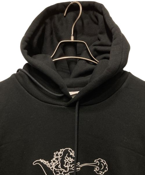 LACOSTE（ラコステ）LACOSTE (ラコステ) ゴジラフーディー ブラック サイズ:Ｍの古着・服飾アイテム