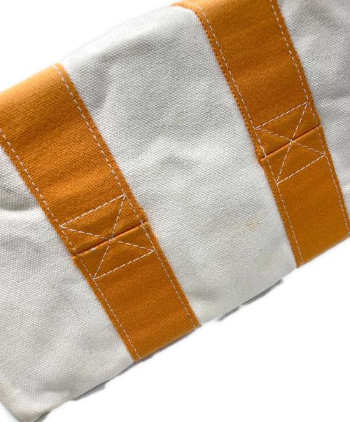 HERMES（エルメス）HERMES (エルメス) PMトートバッグ ベージュ×オレンジの古着・服飾アイテム