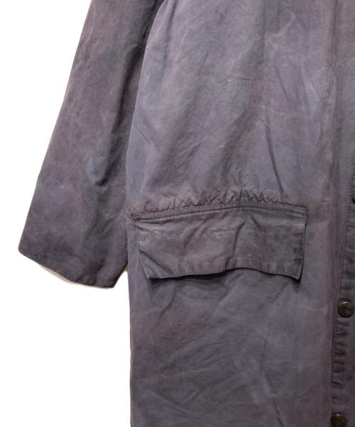 Barbour（バブアー）Barbour (バブアー) BURGHLEY ロングオイルドコート ネイビー サイズ:C38の古着・服飾アイテム