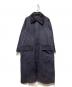 Barbour（バブアー）の古着「BURGHLEY ロングオイルドコート」｜ネイビー