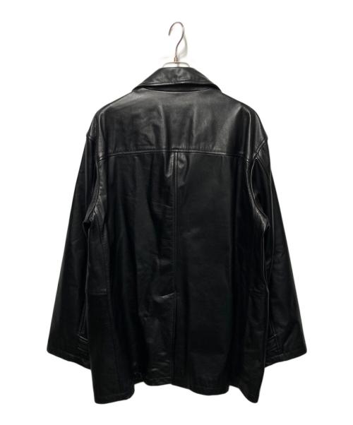 ESTNATION（エストネーション）ESTNATION (エストネーション) CCU (シーシーユー) レザージャケット ブラック サイズ:2の古着・服飾アイテム