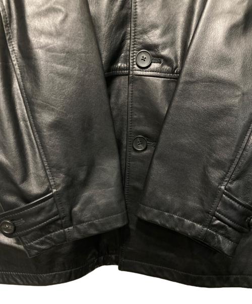 ESTNATION（エストネーション）ESTNATION (エストネーション) CCU (シーシーユー) レザージャケット ブラック サイズ:2の古着・服飾アイテム