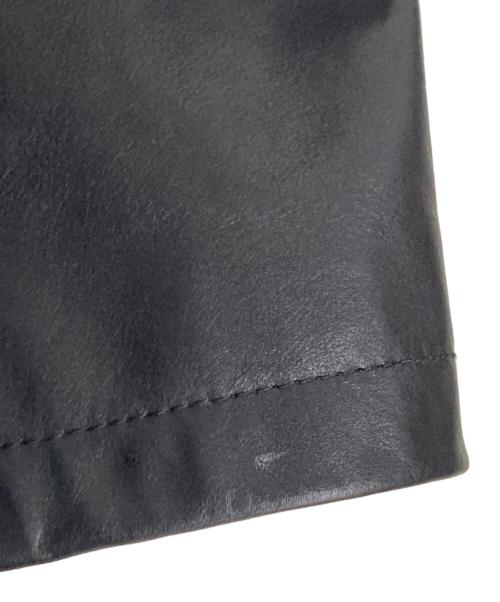 ESTNATION（エストネーション）ESTNATION (エストネーション) CCU (シーシーユー) レザージャケット ブラック サイズ:2の古着・服飾アイテム