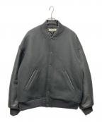 COOTIE PRODUCTIONSクーティープロダクツ）の古着「ウールメルトンエラーフィットスタジャン」｜グレー