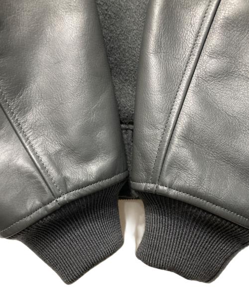 COOTIE PRODUCTIONS（クーティープロダクツ）COOTIE PRODUCTIONS (クーティープロダクツ) ウールメルトンエラーフィットスタジャン グレー サイズ:Mの古着・服飾アイテム