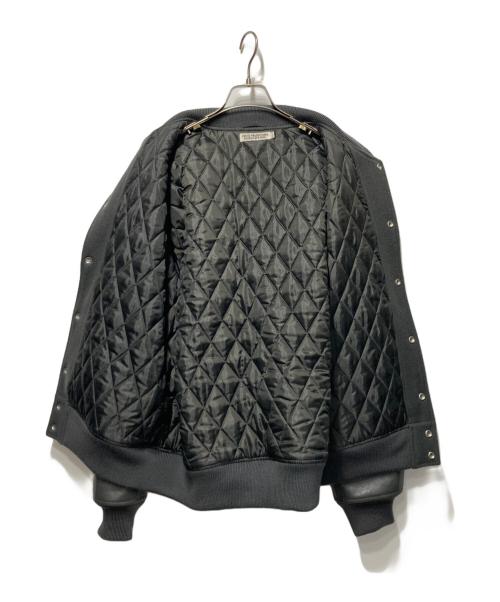 COOTIE PRODUCTIONS（クーティープロダクツ）COOTIE PRODUCTIONS (クーティープロダクツ) ウールメルトンエラーフィットスタジャン グレー サイズ:Mの古着・服飾アイテム