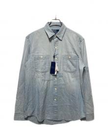 POLO RALPH LAUREN（ポロ・ラルフローレン）の古着「カスタムシャンブレーシャツ」｜インディゴ