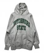 Championチャンピオン）の古着「90’S リバースウィーブパーカー」｜グレー