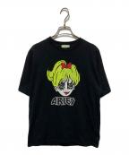 ARIESアリーズ）の古着「Kiss Tee」｜ブラック